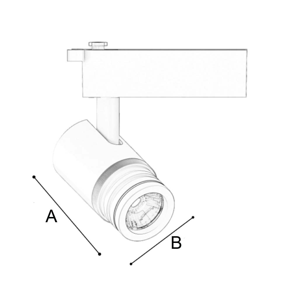 LED Schienenstrahler 30W Vorschau 3